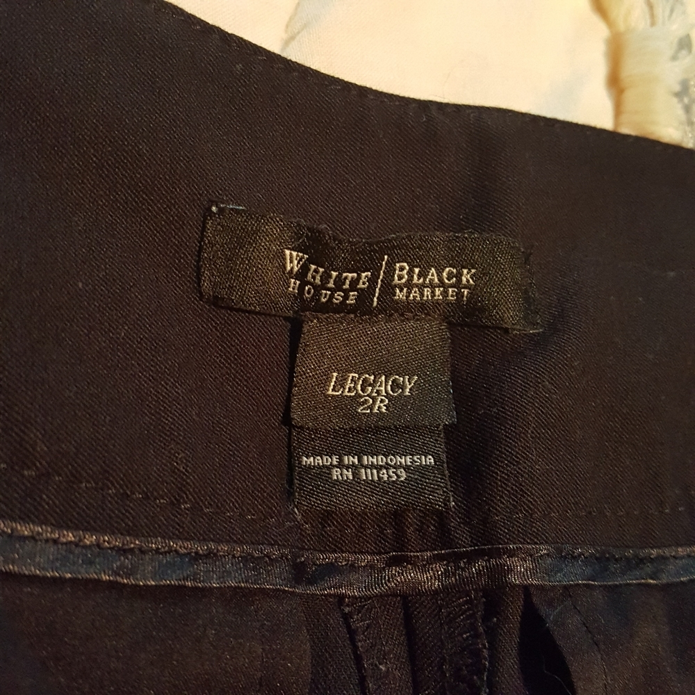 ✨EUC!! WHBM Black LEGACY Pants Size 2✨ - Picture 6 of 7